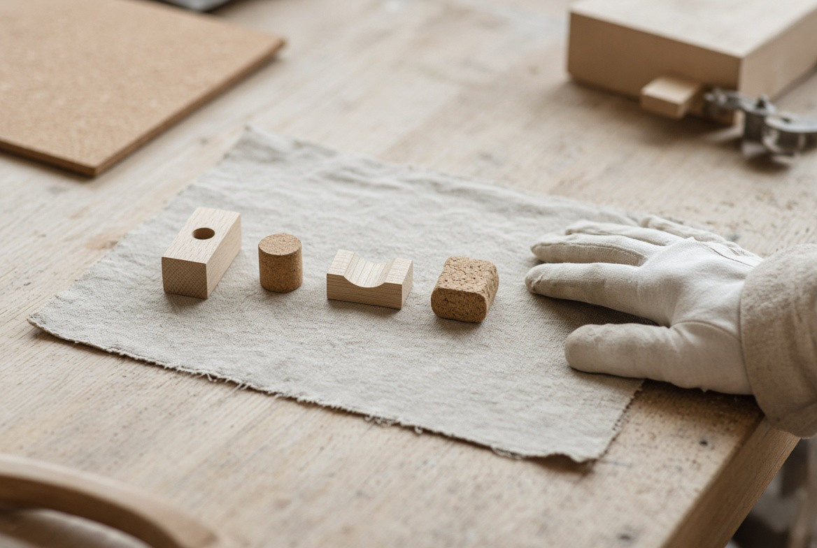 Practice sequence laid out as inert pieces
